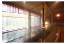 【三朝薬師の湯万翆楼】ペア日帰り入浴券（昼食「会席料理 銀扇」・1ドリンク・バスタオル貸出付）