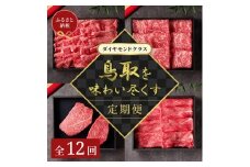【和牛セレブ】鳥取和牛 定期便 「ダイアモンドクラス」（定期便12回）