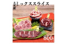 92K.天然猪ミックススライス800gセット