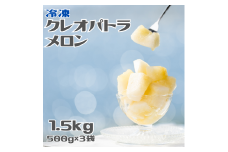 23K.冷凍クレオパトラメロン1.5kgセット