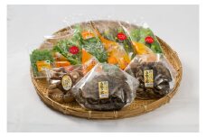 122K.氷温熟成舞茸『鳥取の宝』としいたけ･採れたて野菜セット