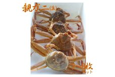 46K.鳥取県産親ガニ〔生〕 7～8枚セット