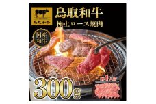 鳥取和牛極上ロース焼肉 300g   1392