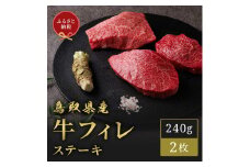 【和牛セレブ】鳥取県産牛ヒレステーキ 120g×２枚