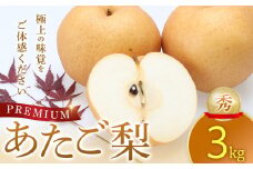 306.プレミアムあたご梨 秀 3kg ※2025年11月下旬～2026年2月中旬頃に順次発送予定【先行予約 梨 なし 果物 フルーツ くだもの 鳥取県 北栄町 おすすめ 人気 送料無料】