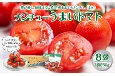 1013.【JA】ナンチューうまいトマト（中玉トマト）　A・250ｇ×8袋　※着日指定不可　※離島への配送不可　※2025年9月上旬頃～10月末頃に順次発送予定