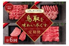 【和牛セレブ（鳥取和牛定期便：6回）】レギュラークラス ｜ 鳥取和牛 定期便 牛肉 すき焼き ステーキ しゃぶしゃぶ 焼き肉 焼肉 肉 牛 鳥取県産 鳥取県 おすすめ 人気 北栄町