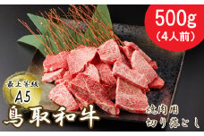 KA07：A5等級！鳥取和牛焼肉用切り落とし500g