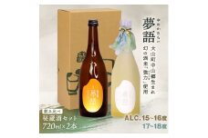 HT-08　純米吟醸酒「夢語」飲み比べセット