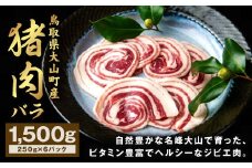 GB-07　猪肉　バラ　1.5kg（250g×6パック）