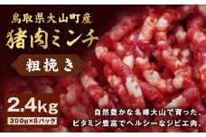 GB-18　猪肉ミンチ（粗挽き）2.4kg（300g×8パック）