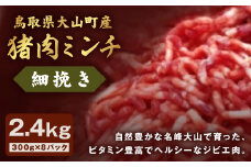 GB-21　猪肉ミンチ（細挽き）2.4kg（300g×8パック）