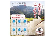 KT-03 大山のこしひかり１０㎏定期便3回コース