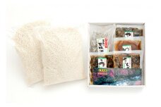 【SA01】山の幸セット（金山米）＜ひとめぼれ、山菜の漬物＞