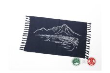 AK2＜ごとう絣店＞弓浜絣　大山柄テーブルセンター（大山ブランド会）