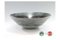 BN7＜法勝寺焼松花窯＞ 布目水花文鉢（大山ブランド会）