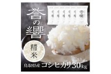 【要確認：配送時期指定NG】【先行予約】【新米】【令和7年産】（白米 ※精米済 30kg）優栽：特別栽培米 鳥取県日野町産 コシヒカリ お米 米