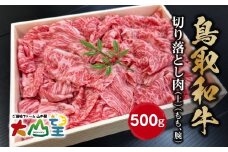 大山望 鳥取和牛 切り落とし肉(上)（もも、腕）500g 牛肉 和牛 お肉 切り落とし