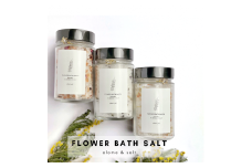 FLOWER BATH SALT（ラベンダー）×1本 /  バスソルト 癒し デトックス 春の柚 0929