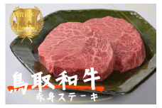 鳥取和牛赤身ステーキ 2枚 計240g 牛肉 やまのおかげ屋 KF0311 1127