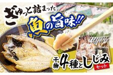 ぎゅっと詰まった魚の旨味！干魚詰め合わせ【Bセット】干物4種としじみ 島根県松江市/株式会社K’s食品 [ALAQ002]｜のどぐろ ノドグロ あかむつ 鯵 アジ いわし イワシ 鰯 ハタハタ はたはた 干物 干もの しじみ シジミ