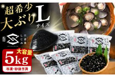 地元でも入手困難なレアサイズ！ Lサイズ 宍道湖産ヤマトシジミ(冷凍砂抜き済み)1kg×5袋(5kg)島根県松江市/宍道湖漁業協同組合 [ALAZ001]｜しじみ シジミ 蜆 しじみ汁 味噌汁 みそ汁 宍道湖 砂抜き 砂出し 冷凍