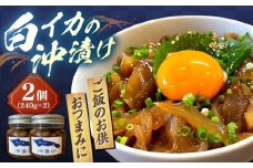 白イカ(ケンサキイカ)の沖漬け240g×2個セット 島根県松江市/海ひこ株式会社 [ALDY004]｜白イカ 沖漬け セット イカ いか 魚介 海産物 おつまみ 島根 松江 国産