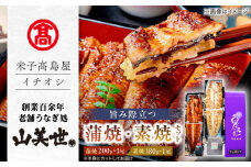 【米子髙島屋選定品】[うなぎ処 山美世] うなぎ蒲焼･素焼 各1尾 詰合せ MAT-AA1 島根県松江市/株式会社米子髙島屋[ALFD007]｜うなぎ ウナギ 鰻 蒲焼き 白焼き 土用の丑の日 島根 松江 おすすめ 人気