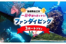 一日中潜りつくそう♪ファンダイビング(3ボート)プラン 島根県松江市/合同会社LOCOBLUE [ALFE003]｜体験 ダイビング 海 アウトドア 島根 松江 おすすめ 人気 ランキング