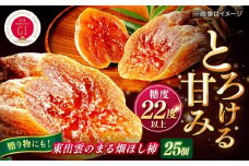 東出雲のまる畑ほし柿×25個入 GIマーク指定 西条柿 干し柿 ドライフルーツ ギフト おすすめ 人気 島根県松江市/畑ほし柿生産組合 [ALBV002]｜干し柿 干柿 西条柿 ドライフルーツ 果物 高級 おすすめ 人気