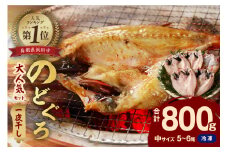 【大人気！産地直送 肉厚ジューシーな のどぐろ！】 のどぐろ専門店シーライフ のどぐろ一夜干し5～6枚で計800g「大人気セット」 アカムツ 干物 一夜干し 手頃 小分け 個包装 贈答 ギフト プレゼント 贈り物 【005_0108】