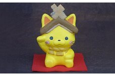 山陰浜田の伝統芸技術で作られた「しまねっこ招き猫」 縁起物 記念品 インテリア 【013_1522】