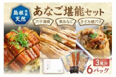 浜田のあなご堪能セット 時短 穴子 魚介類 魚貝類 海の幸 蒲焼 簡単調理 レンジでチン 湯煎 小分け セット 詰め合わせ 【156_2011】