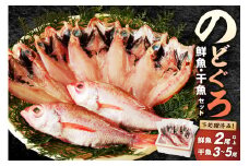 のどぐろの鮮魚と干魚のコラボセット 魚介類 魚介 魚 のどぐろ 干物 鮮魚 一夜干し お刺身 セット アカムツ のどくろ 【096_1696】