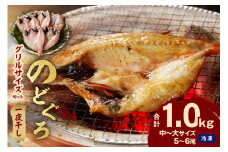 のどぐろ専門店シーライフ シーライフ のどぐろ一夜干し5～6枚で計1.0kg「グリルサイズセット」 アカムツ 魚 干物 干もの 一夜干し 手頃 小分け 個包装 産地直送 のどぐろ 人気 贈答 ギフト プレゼント 贈り物 【005_0115】