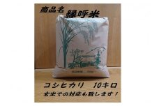 【新米先行予約】【令和7年度産】浜田市旭町産コシヒカリ～良縁・縁呼米～10キロ＜2025年10月15日より発送予定＞ こしひかり お米 白米 玄米 選べる 常温 【166_1761】