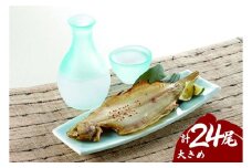 浜田の上品笹カレイ・大き目肉厚水カレイ2種食べ比べセット 計24尾 【198_0010】