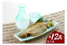 浜田の上品笹カレイ・大き目肉厚水カレイ2種食べ比べセット計12尾 【198_0009】