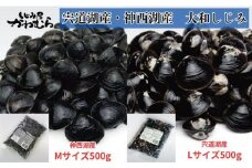 どちらがお好き？冷凍砂抜しじみセット