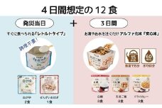 非常食【備えて安心お米の12食セット】防災 備蓄 長期保存 アルファ化米 おかゆ/食物アレルギー対応