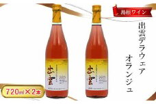 島根わいん　出雲デラウェア　オランジュ　2本セット