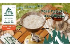【孤高のキャンプ飯】0.5合48袋、無洗米