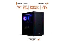 パソコン工房 ミドルタワーゲーミングPC Ryzen 7/RX 9070 XT/286