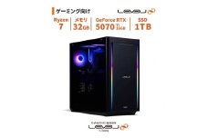 パソコン工房 ミドルタワーゲーミングPC Ryzen 7/5070 Ti/287