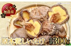 くぬぎ原木　乾しいたけ【50g×6袋 合計300g 野菜 きのこ キノコ 椎茸 しいたけ シイタケ 乾燥椎茸 原木乾燥しいたけ 無農薬】