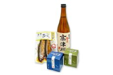 清流 高津川の満足セット（純米酒・鮎の珍味）【日本酒 うるか あゆ甘露煮 珍味 おつまみ 酒の肴 詰め合わせ セット 純米酒 720ml×1本 生地うるか 30g×1個 身うるか 30g×1個 鮎 2尾入り×1袋 アユ お茶漬け 冷蔵 ギフト 贈り物 贈答】