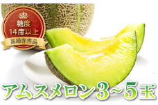 糖度14度以上のアムスメロン 高級赤秀品　1ケース(3～5玉)【メロン 先行予約 糖度14度以上 アムスメロン めろん 高級 赤秀品 1ケース (3～5玉) メロン 早期予約 季節限定 期間限定 果物 くだもの フルーツ 贈答品 お土産 プレゼント 贈り物 ギフト 贈答】