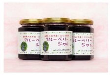 ブルーベリージャム（５個）【ジャム ブルーベリー 約150g 5個 100%使用 フレッシュジャム コンフィチュール 瓶 瓶入り 甘さ控えめ パン トースト ヨーグルト セット 母の日】