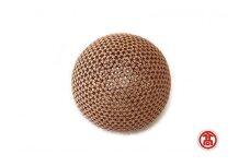 亀甲丸籠組照明用傘　小　［髙島屋選定品］【組子細工 伝統技法 オブジェ 伝統 木製 檜 ヒノキ インテリア おしゃれ 球体 繊細 お祝い プレゼント ギフト 贈り物 ご自宅用 島根県 安来市】