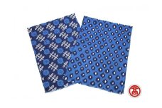 2種の手ぬぐい　いちご柄　藍の花　［髙島屋選定品］【藍染 いちご 手ぬぐい 民芸品 伝統技術 雑貨 小物 染物 きれい かわいい 花 ギフト 贈り物 おしゃれ 島根県 安来市】【価格変更】